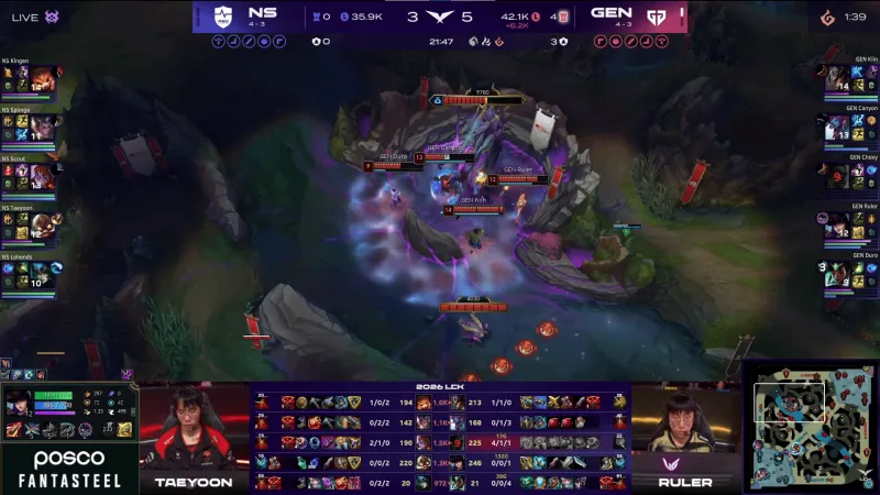 博鱼体育app下载-GEN 2-0 NS：Chovy梅尔统治全场，GEN运营压制轻取NS